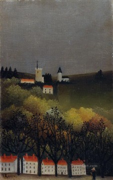 風景 1886年 アンリ・ルソー ポスト印象派 素朴な原始主義 Oil Paintings